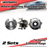 2x Front Wheel Bearing Hub Ass for Nissan Murano Z50 Maxima J31 3.5 VQ35DE 03-09