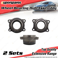 2x Rear Wheel Bearing Hub Ass for Nissan Elgrand E51 3.5L VQ35DE V6 2002-2010