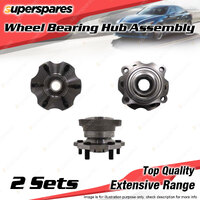 2x Rear Wheel Bearing Hub Ass for Nissan Pathfinder R51 2.5 4.0L I4 V6 05-13