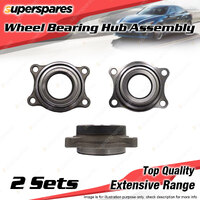 2x Rear Wheel Bearing Hub Ass for Nissan 350Z Z33 Skyline V35 Stagea M35 V6 DOHC