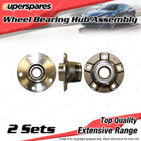 2x Front Wheel Bearing Hub Ass for Nissan 200SX Silvia S15 2.0L SR20DET I4 4v