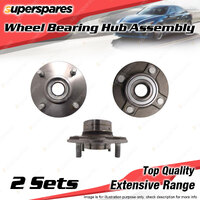 2x Rear Wheel Bearing Hub Ass for Nissan Bluebird U13 Pintara U12 I4 SOHC 89-97