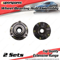 2x Front Wheel Bearing Hub Ass for Opel Astra PJ Zafira ZJ 1.6 2.0L I4 12-13