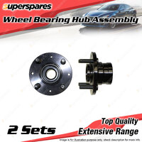 2x Rear Wheel Bearing Hub Assembly for Proton M21 Satria C90 Persona Wira ABS