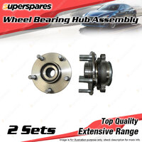 2x Front Wheel Bearing Hub Assembly for Renault Koleos H45 2.0 2.5L I4 2008-2016