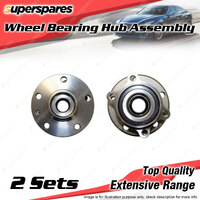 2x Front Wheel Bearing Hub Assembly for Skoda Superb 3T Yeti 5L 4 Hole Knuckle