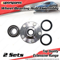 2 Front Wheel Bearing Hub Ass for Subaru Liberty BC BD BE BF Outback BG BH 89-03