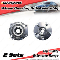 2x Front Wheel Bearing Hub Ass for Subaru Forester SJ SK Impreza GJ GK GP GT XV