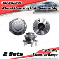 2x Front Wheel Bearing Hub Assembly for Subaru BRZ ZC6 2.0L FA20D F4 2012-2021