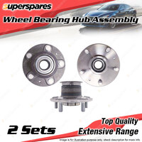 2x Rear Wheel Bearing Hub Ass for Suzuki Swift RS416 M16A I4 DOHC 4v 2005-2011