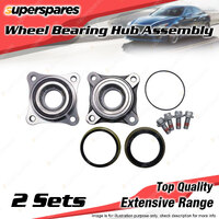 2x Front Wheel Bearing Hub Ass for Toyota Fortuner GUN156R Hilux GGN25R KUN26R