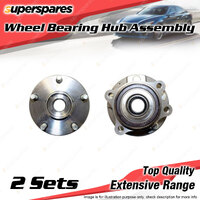 2x Front Wheel Bearing Hub Ass for Toyota Rav 4 ACA 33R 38R ASA44R GSA33R 05-19