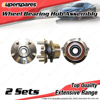 2x Front Wheel Bearing Hub Assembly for Toyota Prius NHW20 1.5L 1NZFXE I4 03-11