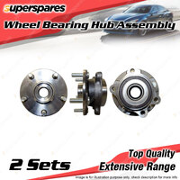 2x Front Wheel Bearing Hub Assembly for Toyota Tarago GSR50R 3.5L 2GRFE V6 07-19