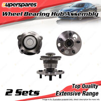 2x Rear Wheel Bearing Hub Ass for Toyota Celica ST204 2.2L 5SFE I4 94-99 ABS