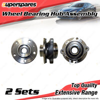 2x Front Wheel Bearing Hub Ass for Volvo XC90 2.4 2.5 2.9 3.2 4.4L 40T Spline