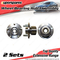 2x Front Wheel Bearing Hub Assembly for Volvo C30 C70 V50 2.4 2.5L I5 1999-2015