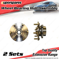 2x Front Wheel Bearing Hub Assembly for Mitsubishi Pajero 4M41T I4 2007-On