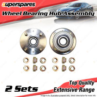 2x Rear Wheel Bearing Hub Assembly for MG ZR120 ZR160 1.8L ZS180 2.5L 130kW