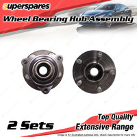 2x Front Wheel Bearing Hub Assembly for Chevrolet Cruze J300 1.6L 33 Spline