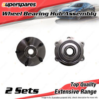 2x Rear Wheel Bearing Hub Ass for Subaru Liberty 3.6R BN B15 BNF 3.6L 12/2014-On