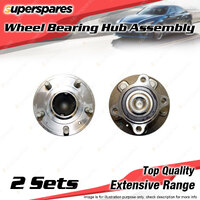 2x Rear Wheel Bearing Hub Ass for Chevrolet Sonic T300 TA48E 1.6L 15 inch Wheels