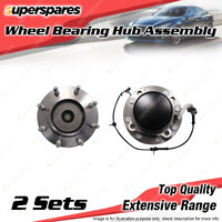 2x Front Wheel Bearing Hub Assembly for Chevrolet Silverado 3500 6.6L 8.1L