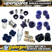 Front SuperPro Control Arm Sway Bar Bush Kit for Commodore VG VK VL VN VP Ute