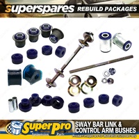 Front SuperPro Control Arm Sway Bar Bush Kit for Ford Falcon XG Utility Van