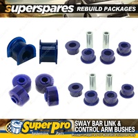 Front SuperPro Control Arm Sway Bar Bush Kit for Toyota Prado 90 Series 95-02