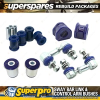 Front SuperPro Control Arm Sway Bar Bush Kit for Ford Falcon BA BF not RTV 02-08