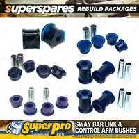 Front SuperPro Control Arm Sway Bar Bush Kit for Ford Fairlane NA 1988-1999