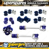 Rear SuperPro Control Arm Sway Bar Bush Kit for Toyota Landcruiser 80 Series