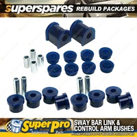 Rear SuperPro Control Arm Sway Bar Bush Kit for Holden Commodore VX IRS 00-02