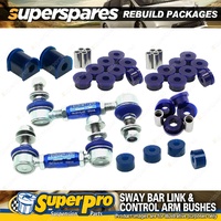 Rear SuperPro Control Arm Sway Bar Bush Kit for Toyota Corolla E95 1988-1995