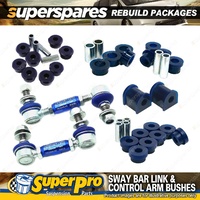 Rear SuperPro Control Arm Sway Bar Bush Kit for Toyota Corolla E92 E93 87-95