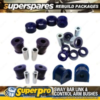 Rear SuperPro Control Arm Sway Bar Bush Kit for Jeep Grand Cherokee WJ WG 99-05