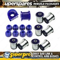 Rear SuperPro Control Arm Sway Bar Bush Kit for Holden HQ HJ HX HZ 1971-1978