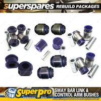 Rear SuperPro Control Arm Sway Bar Bush Kit for Ford Fairlane AU I II III 98-02