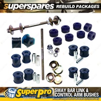 Rear SuperPro Control Arm Sway Bar Bush Kit for Ford Falcon XE XF Sedan 82-88