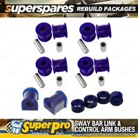 Rear SuperPro Control Arm Sway Bar Bush Kit for Patrol Y60 GQ Cab Coil Coil