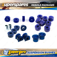 Front SuperPro Suspenison Bush Kit for Ford Courier 2WD PC PD 85-99