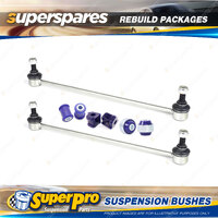 Front SuperPro Suspenison Bush Kit for Toyota Prius W30 2009-2015