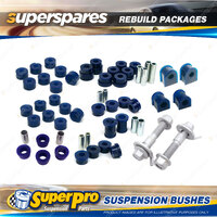 Front + Rear SuperPro Suspenison Bush Kit for Ford Capri SA SC SE 1989-1994