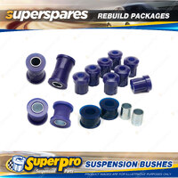 Front + Rear SuperPro Suspenison Bush Kit for Ford Consul Mk 1 Mk 2 1956-1962