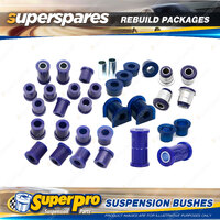 Front + Rear SuperPro Suspenison Bush Kit for Ford Courier 2WD PE PG 99-06