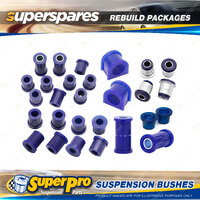 Front + Rear SuperPro Suspenison Bush Kit for Ford Courier 4WD PE PG 99-06