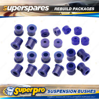 Front + Rear SuperPro Suspenison Bush Kit for Ford Econovan Van 1981-1983