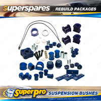 Front + Rear SuperPro Suspenison Bush Kit for Ford Escort Mk 2 1974-1980