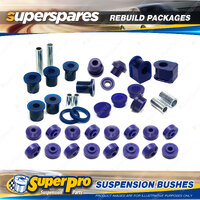 Front + Rear Superpro Suspenison Bush Kit for Ford F100 4WD 1/1981 - 5/1987